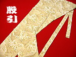 義若オリジナルの股引き 黄金波(金ベージュ)の柄 激安セール品